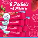 Crystal Light Wild Strawberry Artificially Flavored Powdered Drink Mix with Caffeine, 120 ct Pack, 12 Boxes of 10 On-the-Go-Packets (EXP 11/09/27)
