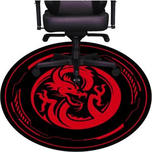 Chair Mat for Hardwood Floor Gaming Chair Mat 47 Inch Round Floor Mats for Gaming Room Home Office