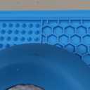 PetsHome Slow Feeder Dog Bowls & Lick Mat for Liquid and Thick Treat, Anti-Slip Dog Lick Bowl with Interactive Rolling Ball, 5/6 Cup Pup Licking Toy for Large Medium Small Dogs and Cats Blue