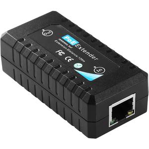 Revotech 1 Port POE Extender IEEE 802.3af Standard 10,100Mbps 100m(328 ft) POE Repeater for POE IP Camera Over Cat5 or UTP Cables(POE5002)