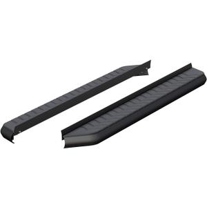 ARIES 2051970 AeroTread Running Boards 5 in. Carbide Black Powder Coat Aluminum Mounting Brackets Sold Separately AeroTread Running Boards