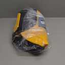 Lawn Mower Seat Cover, Weatherproof Anti-Slip Tractor Seat Cover, Universal Fit for John Deere, Craftsman, Cub Cadet,Kubota Riding Mower(M,Black&Yellow)