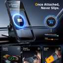 JUESHITUO for iPhone 16 Plus Case with 1X Screen Protector, [Tailored for MagSafe] [Mil-Grade Shockproof Defense] with Integrated Lens Protection Translucent Matte Phone Case for iPhone 16 Plus, Black