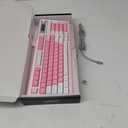 Wireless Gaming Keyboard with Screen, Prunus Lannesiana Hot-Swappable Mechanical Keyboard with Scroll Wheel, Numberpad, RGB Gasket Keyboard, Piano Pre Lubed Switch