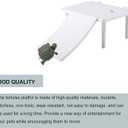 DAUERHAFT Tortoise Platfor,Reptiles Tortoise Floating Platform with Climbing Ladder Terrarium Aquarium Tank Ornament, ABS,14 10 6.5cm,for Fish Tank