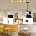 Modern Pendant Lights Kitchen Island, Gold Pendant Light with Hand-Blown Hammered Clear Glass, 7.5Inch Hanging Light Fixtures Brass Island Lights for Kitchen Sink, 1 Pack