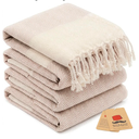 Bazaar Anatolia Hand Towels - Set of 4 | 39" x 19" - Decorative Turkish Hand Towel for Bathroom, 100% Cotton, Kitchen, Face, Hair, Tea, Dishcloth, Cream Guest Towels - Herringbone Beige