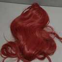 morvally 39 Inches Long Red Wig with 2 Ponytails for Women - Anime Cosplay Wigs for Womens Halloween Costume Party (Red, Adults) (Adult (Single Unit))