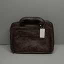 Shrrie Leather Messenger Bag for Men&Women 17 Inch Leather Laptop Bag,Water-Resistant Large Shoulder Satchel Office,Work (Coffee)