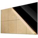Juexica 1 Pcs 24'' x 36'' Black Acrylic Sheet 1/4'' Thick Cast Acrylic Sheet Plastic Board with Protective Paper for Craft Signs DIY Projects Stand Wedding Invitation Switch Panel