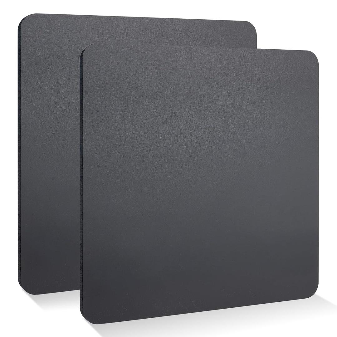 2 Pcs 8" x 8"x1/4" Steel Plate, A36 Square Steel Base Plate | 1/4 Inch Thick Hot Rolled Weldable Metal Plates for Structural Support and Industrial Use