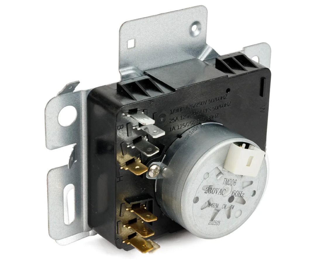 BlueStars W10745655 Dryer Timer Replacement - Fits for Maytag Whirlpool Crosley Amana 230VAC 60Hz Dryer Models YNED4655EW1 4KWED4605FW0 - Replaces Part W10857612 W10436308 AP6003908