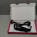 Car Sun Visor Vanity Mirror with Lights, Rechargeable Car Makeup Mirror Accessories, Birthday Gifts for Women Girl, 3 Light Modes, Dimmable Touch Led Screen, Universal for Car Truck (Black)