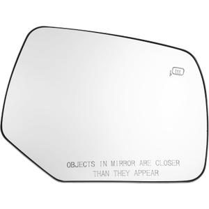 X AUTOHAUX Car Rearview Right Side Heated Mirror Glass for Ford Escape 2010-2012 2.5L L4 AL8Z17K707E Replacement Heated Mirror Glass with Backing Holder