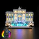Light kit Compatible with Lego Trevi Fountain - No Model Only Light, LED Lighting Accessories Compatible with Lego Roman Wishing Fountain 21062 (RC Version)