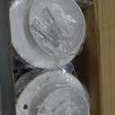 Yinder 24 Pcs Gutter Light Solar Powered, Outdoor Fence Light, White