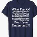 What Part Of Music Don't You Understand Funny Music Note T-Shirt Medium Blue