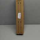 PBHEPJ Sliding Door Security Bar, 18.5-51 inch Adjustable Patio Door Security bar with Rubber Tips, Multi-use Window Security Bars, Sliding Door Stopper, White, 2 Pack