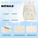 Girls Backpack Cute Star Bookbag for Elementary Middle School Kids Teens Kawaii Book Bag Preppy Y2k Aesthetic Back Pack 6-8 8-10 10-12 (Black)