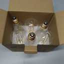 Dimmable LED Bulbs, 7W 850Lumens High Brightness, 60W Incandescent Equivalent Bulbs, 3000K Soft White, ST58 Antique Filament Light Bulbs, E26 Base, Clear Glass, Vintage Bulbs for Home, 6-Pack