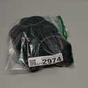 rabbitgoo Escape Proof Dog Harness, Soft Padded Full Body Pet Harness, Reflective Adjustable No Pull Vest with Lift Handle and Leash Clip for Large Dogs Walking Hiking Training, S, Black (Small (Pack of 1))