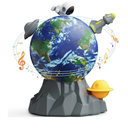 Magnetic Musical Rotating Ball,Space Toys for Kids 3 4 5 6 7 8 9 10 Year Old Boys Girls Sensory Toys for Toddlers Birthday Gifts Educational STEM Toy Playset with Astronauts Rocket Spacecraft Planet