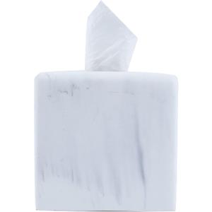 Hymmah Modern Square Tissue Box Cover Holder,Bathroom Accessories Decor Unique Design Tissue Box Cover for Bathroom Vanity Counter Tops Also Great for Bedrooms and Living Rooms
