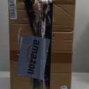 DAOYA Corner Shower Caddy Tension Pole - 4 Tier Stainless Steel Rustproof Shower Corner Caddy for Bathtub Bathroom Shower Organizer Shelves Adjustable Pole 25-114.2 Inch Black