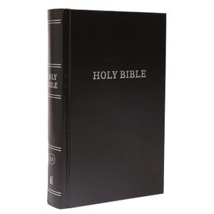 KJV, Pew Bible, Large Print, Hardcover, Black, Red Letter, Comfort Print: Holy Bible, King James Version