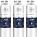 GLACIER FRESH EDR1RXD1 Refrigerator Water Filter Compatible with W10295370A, EDR1RXD1, WHR1RXD1, KAD1RXD1, Filter 1, W10295370, P4RFWB, P8RFWB2L, 46-9930, 46-9081 Refrigerator Water Filter 3 Pack