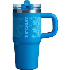 STANLEY Quencher ProTour Flip Straw Tumbler with Leakproof Lid | Built-In Straw & Handle | Cupholder Compatible for Travel | Insulated Stainless Steel Cup | BPA-Free (14 Ounces, Azure Fade)