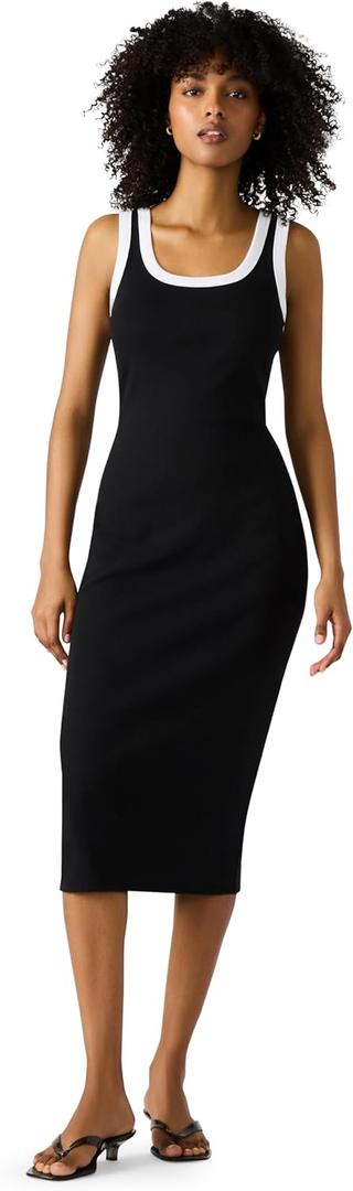 Steve Madden Women's Azalea Dress (Medium, Blk/Wht)