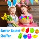 24 Pack Prefilled Easter Eggs with Squishies Toys, Easter Basket Stuffers for Kids, Party Favors, Boys Girls Easter Eggs Hunt Game Classroom Prizes Supplies