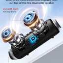 BolaButty Bluetooth Speaker with HD Sound, Portable Wireless, IPX5 Waterproof, Up to 20H Playtime, TWS Pairing, BT5.3, for Home/Party/Outdoor/Beach, Electronic Gadgets, Birthday Gift (Black)