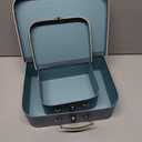 Dloulqz Paperboard Suitcases Set of 2 Decorative Storage Boxes With Lids, Display Box Gift Box, Vintage Suitcases Home Decoration (Blue)