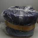 Large Area Rugs for Living Room Bedroom, 7x10 Feet Navy Blue Rug, Minimalist Modern Shag Rug, Soft Thick Memory Foam Indoor Carpet, Non-Slip Washable Rug for Boys Girls Dorm Nursery Room Home Decor