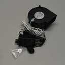 Envanptaz Air Blower for Inflatables, 12V 1.2A Inflatable Fan Blower Replacement with 3 LED Light Strings, 1.5A Adapter for Christmas Thanksgiving Halloween Yard Party Indoor Outdoor Decorations