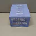 2 x 100% Organic Overnight Pads for Women, Ultra Thin Extra Heavy Flow Sanitary Pads with Wings Cotton Menstrual Pad Extra Coverage Period Pad Super Absorbency Feminine (Overnight, Size 5, 12 Ct)