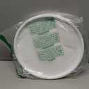 Silicone Bathroom Tray Round Vanity Tray Decorative Soap Holder Kitchen Countertop Organizer Coffee Table Decor for Candle, Perfume, Plant, 12 Inch, White