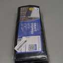 Holikme Door Draft Stopper Weather Stripping Window Breeze Blocker Adjustable Door Sweeps, Black (36 inch)