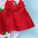 Mikrdoo Baby Girl Swimsuit Ruffled Bikini Tankini Swimsuit Infant Swimwear One Piece Bathing Suits Summer Clothes with Hat (Pink, M)