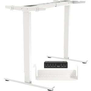 Dual Motor Standing Desk Frame 256 lbs Weight Capacity, Stand up Desk Frame Workstation, Electric Adjustable Legs, 3 Memory Height Settings, with Cable Management Tray, 2pcs Headphone Hook