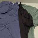 DAVID ARCHY Short Sleeve T Shirts for Men Lightweight Athletic Shirts Quick Drying Crew Neck Tees Summer Basic Tops, L, 3 Pieces