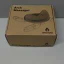 Alleviate Therapy Arch Massager - Precision Manual Massager for Plantar Fasciitis & Foot Pain, Black