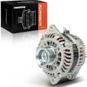 A-Premium Alternator Compatible with Nissan Murano 2015-2017, Pathfinder 2013-2017 & Infiniti QX60 2014-2016, JX35 2013, 2.5L 3.5L, 12V 150A 7-Groove Pulley Clockwise, Replace# 23100-3JA1A, A003TJ3991