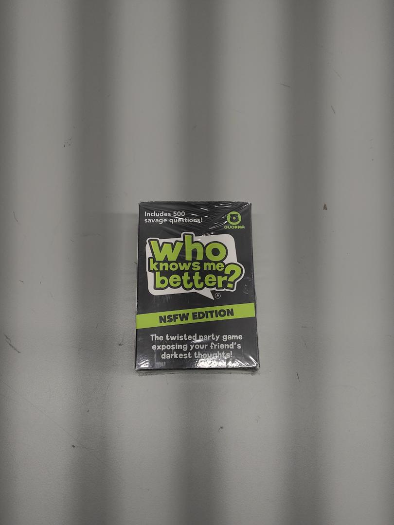 QUOKKA Who Knows Me Better? - Hot & Wild Edition | Bold & Spicy Party Card Game for Adults Only | 500+ Daring Questions to Expose Your Friends Deepest Desires