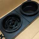 XIAZ Elevated Dog Bowls Large Breed Raised Dogs Bowl Stand Large/Medium Sized Dog Slow Feeder Dogs Bowls Food Water Stands 5 Heights Adjustable 9/11/12/14in Pet Feeder Dish Station