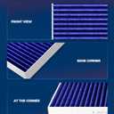 KAX HEPA Premium Cabin Air Filter with Dual Active Carbon, CF11175 Replacement for Mazda 6 2009-2013, Passenger Compartment Air Filter