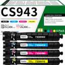 CS943 Toner Cartridge Remanufactured for 73D0HK0 73D0HC0 73D0HM0 73D0HY0