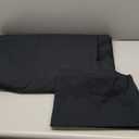 MooMee Bedding Duvet Cover Set 100% Washed Cotton Linen Like Textured Breathable Durable Soft Comfy (Solid Black, Twin 68"x90")